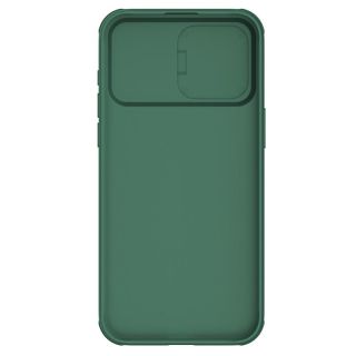 Nillkin Camshield Pro iPhone 15 Pro kemény hátlap tok kameravédővel - zöld