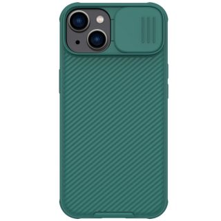 Nillkin CamShield Pro iPhone 14 kemény hátlap tok + kameravédő - zöld