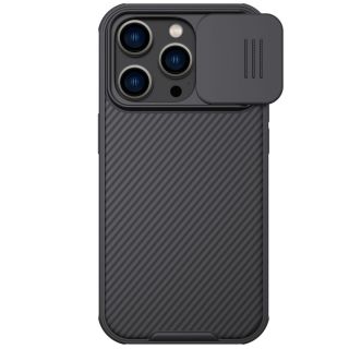 Nillkin CamShield Pro MagSafe iPhone 14 Pro kemény hátlap tok + kameravédő - fekete