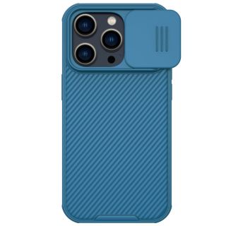 Nillkin CamShield Pro MagSafe iPhone 14 Pro Max kemény hátlap tok + kameravédő - kék