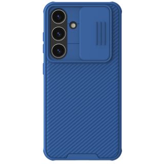Nillkin Camshield Pro Samsung Galaxy S24 kemény hátlap tok kameravédővel - kék