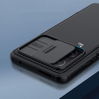 Nillkin CamShield Pro Xiaomi 11T 5G / 11T Pro 5G kameravédős hátlap tok - fekete