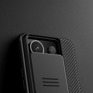 Nillkin CamShield Pro Xiaomi Redmi Note 13 Pro 5G / Poco X6 5G ütésálló hátlap tok kameravédővel - fekete