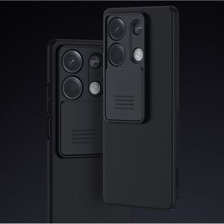 Nillkin CamShield Pro Xiaomi Redmi Note 13 5G ütésálló hátlap tok kameravédővel - fekete