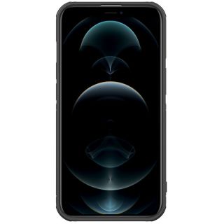 Nillkin Cyclops iPhone 13 kemény hátlap tok kameravédővel - fekete/ átlátszó