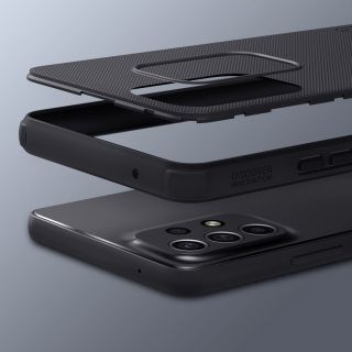 Nillkin Frosted Shield Samsung Galaxy A53 5G ütésálló hátlap tok - fekete