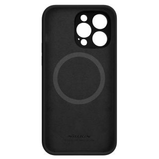Nillkin Lenswing Magnetic MagSafe iPhone 14 Pro szilikon hátlap tok kameravédővel - fekete