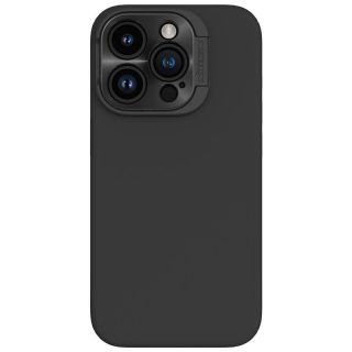 Nillkin Lenswing Magnetic MagSafe iPhone 15 Pro szilikon hátlap tok kameravédővel - fekete
