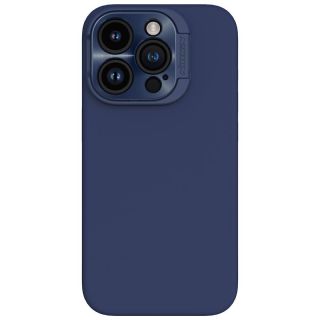 Nillkin Lenswing Magnetic MagSafe iPhone 15 Pro szilikon hátlap tok kameravédővel - kék