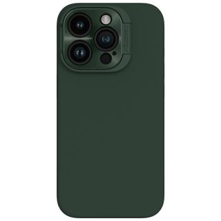 Nillkin Lenswing Magnetic MagSafe iPhone 15 Pro szilikon hátlap tok kameravédővel - zöld