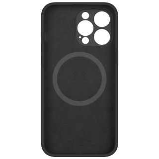 Nillkin Lenswing Magnetic MagSafe iPhone 15 Pro Max szilikon hátlap tok kameravédővel - fekete