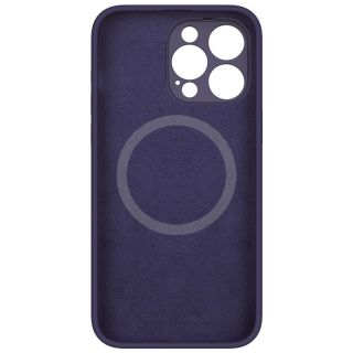 Nillkin Lenswing Magnetic MagSafe iPhone 15 Pro Max szilikon hátlap tok kameravédővel - lila