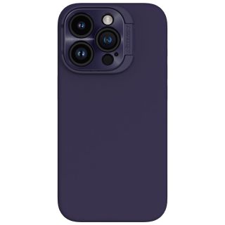 Nillkin Lenswing Magnetic MagSafe iPhone 15 Pro szilikon hátlap tok kameravédővel - lila