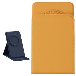 Nillkin Snapbase Magnetic univerzális MagSafe okostelefon bőr állvány - narancssárga
