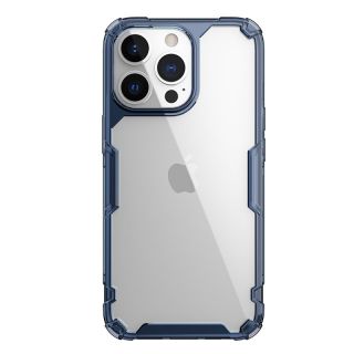 Nillkin Nature Pro iPhone 13 Pro Max ütésálló kemény hátlap tok - kék