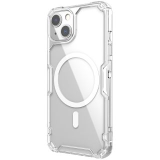 Nillkin Nature Pro Magnetic MagSafe iPhone 14 Pro Max ütésálló kemény hátlap tok - átlátszó
