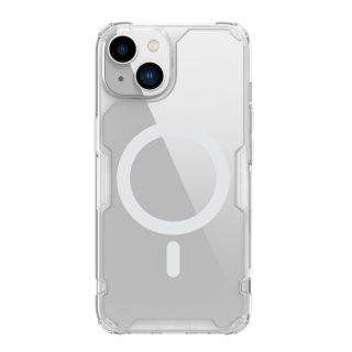 Nillkin Nature Pro Magnetic MagSafe iPhone 15 ütésálló kemény hátlap tok - fehér