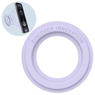 Nillkin SnapHold Sticker MagSafe öntapadós univerzális fémgyűrű - lila