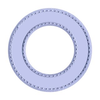 Nillkin SnapHold Sticker MagSafe bőr öntapadós univerzális fémgyűrű - lila