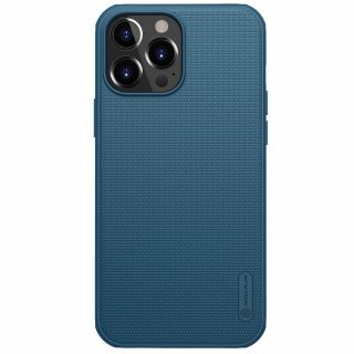 Nillkin Super Frosted Shield iPhone 13 Pro ütésálló kemény hátlap tok - kék