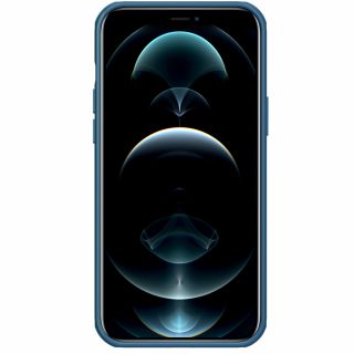 Nillkin Super Frosted Shield iPhone 13 Pro ütésálló kemény hátlap tok - kék