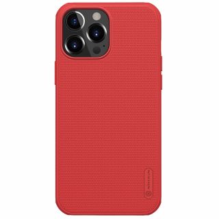 Nillkin Super Frosted Shield Pro iPhone 13 Pro Max ütésálló kemény hátlap tok - piros
