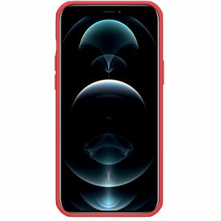 Nillkin Super Frosted Shield Pro iPhone 13 Pro Max ütésálló kemény hátlap tok - piros