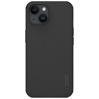Nillkin Super Frosted Shield Pro iPhone 15 Plus ütésálló kemény hátlap tok - fekete