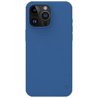 Nillkin Super Frosted Shield Pro iPhone 15 Pro Max kemény hátlap tok - kék