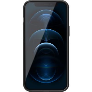 Nillkin Super Shield Pro iPhone 12 / 12 Pro ütésálló kemény hátlap tok - fekete