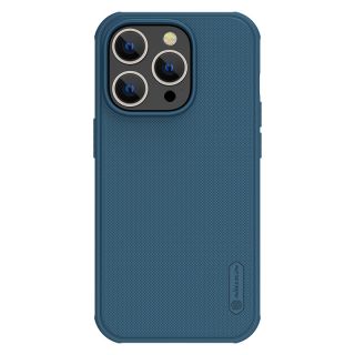 Nillkin Super Shield Pro iPhone 14 Pro Max ütésálló kemény hátlap tok - kék