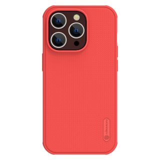 Nillkin Super Shield Pro iPhone 14 Pro ütésálló kemény hátlap tok - piros