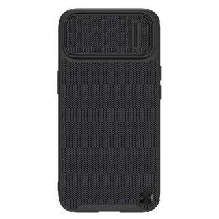 Nillkin Textured S MagSafe iPhone 14 kemény hátlap tok + kameravédő - fekete