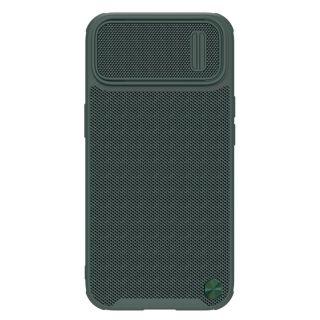 Nillkin Textured S MagSafe iPhone 14 kemény hátlap tok + kameravédő - zöld