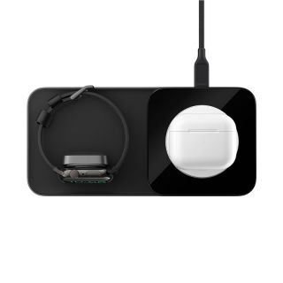 Nomad Base One Max iPhone MagSafe MFi és Apple Watch vezeték nélküli töltőpad - fekete