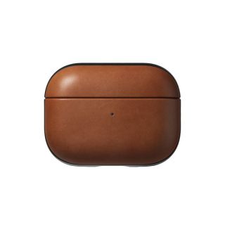 Nomad Leather Apple AirPods Pro 2 bőr tok - sötétbarna
