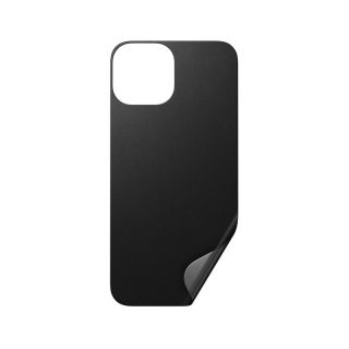 Nomad Leather Skin iPhone 13 mini bőr hátlap matrica - fekete