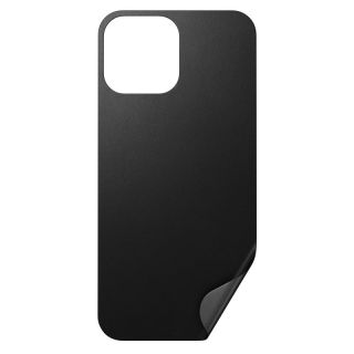 Nomad Leather Skin iPhone 13 Pro Max bőr hátlap matrica - fekete