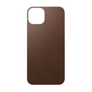 Nomad Leather Skin iPhone 13 bőr hátlap matrica - barna