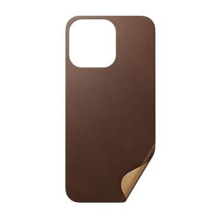 Nomad Leather Skin iPhone 13 Pro bőr hátlap matrica - barna
