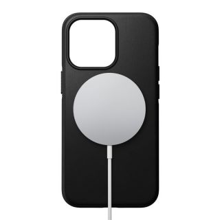 Nomad Rugged MagSafe iPhone 13 Pro bőr hátlap tok - fekete