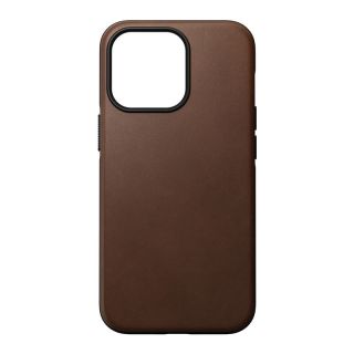 Nomad Rugged MagSafe iPhone 13 Pro bőr hátlap tok - barna