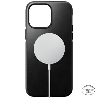 Nomad Modern Leather MagSafe iPhone 14 Pro Max bőr hátlap tok - fekete
