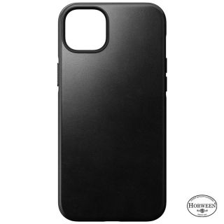 Nomad Modern Leather MagSafe iPhone 14 Plus bőr hátlap tok - fekete