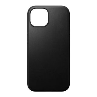 Nomad Modern MagSafe iPhone 15 bőr hátlap tok - fekete