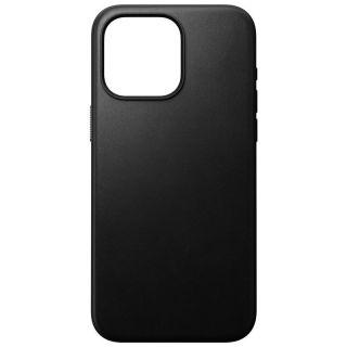Nomad Modern MagSafe iPhone 15 Pro Max bőr hátlap tok - fekete
