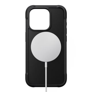 Nomad Rugged MagSafe iPhone 15 Pro ütésálló hátlap tok - fekete