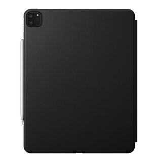 Nomad Rugged Folio iPad Pro 12,9” (2020/2018) kinyitható bőr tok - fekete