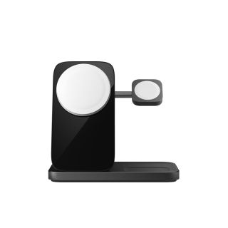 Nomad Stand OneMax 3in1 MagSafe iPhone + Apple Watch + AirPods Qi vezeték nélküli töltő állvány - fekete