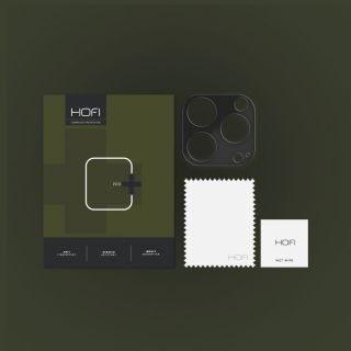 Hofi AluCam Pro+ iPhone 15 Pro / 15 Pro Max kamerasziget védő keret - fekete